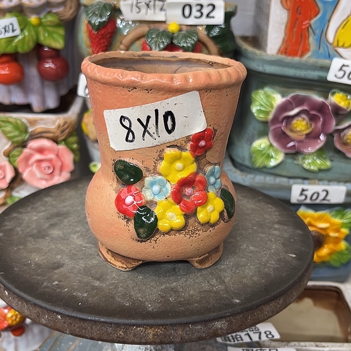 粗陶材质多肉花盆