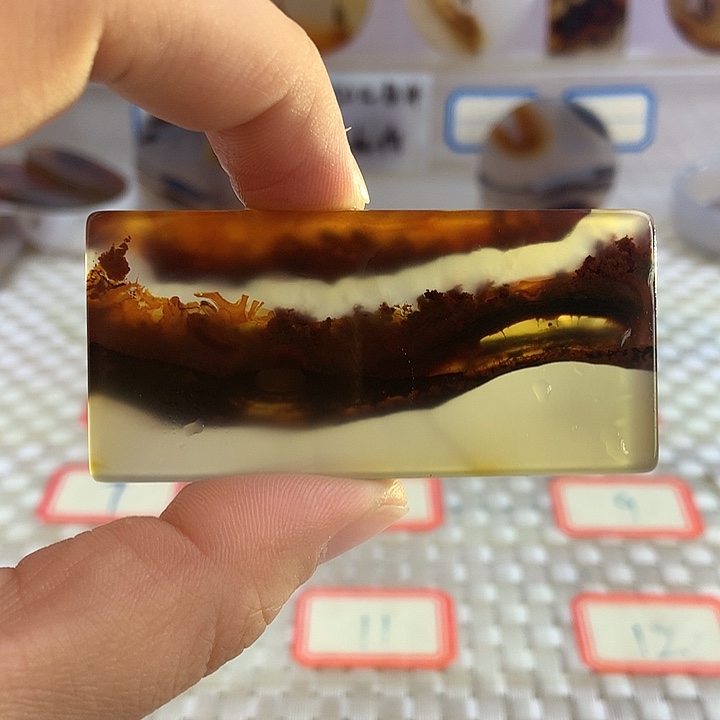 玛瑙/玉髓合金颈饰