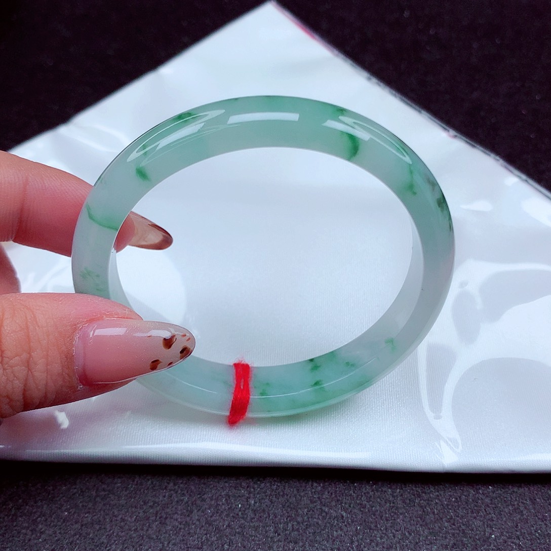 翡翠未镶嵌手镯天然缅甸翡翠A货玉手镯