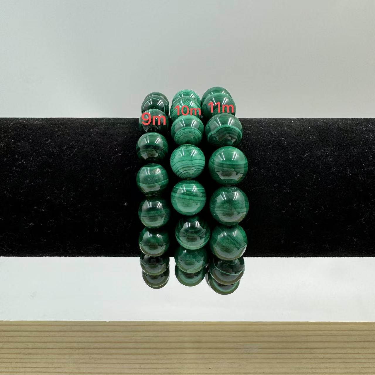 【云上珠宝】Z174  孔雀石手串  多样性发其一