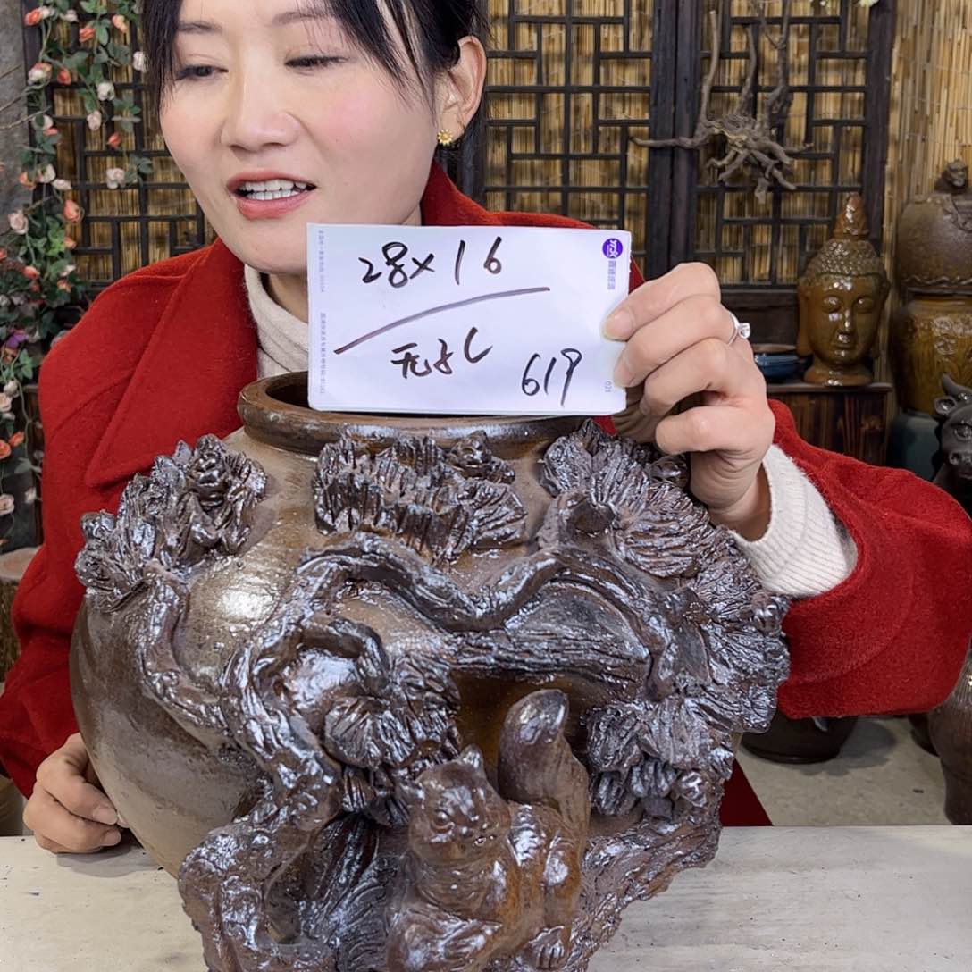 紫砂花盆美美美美