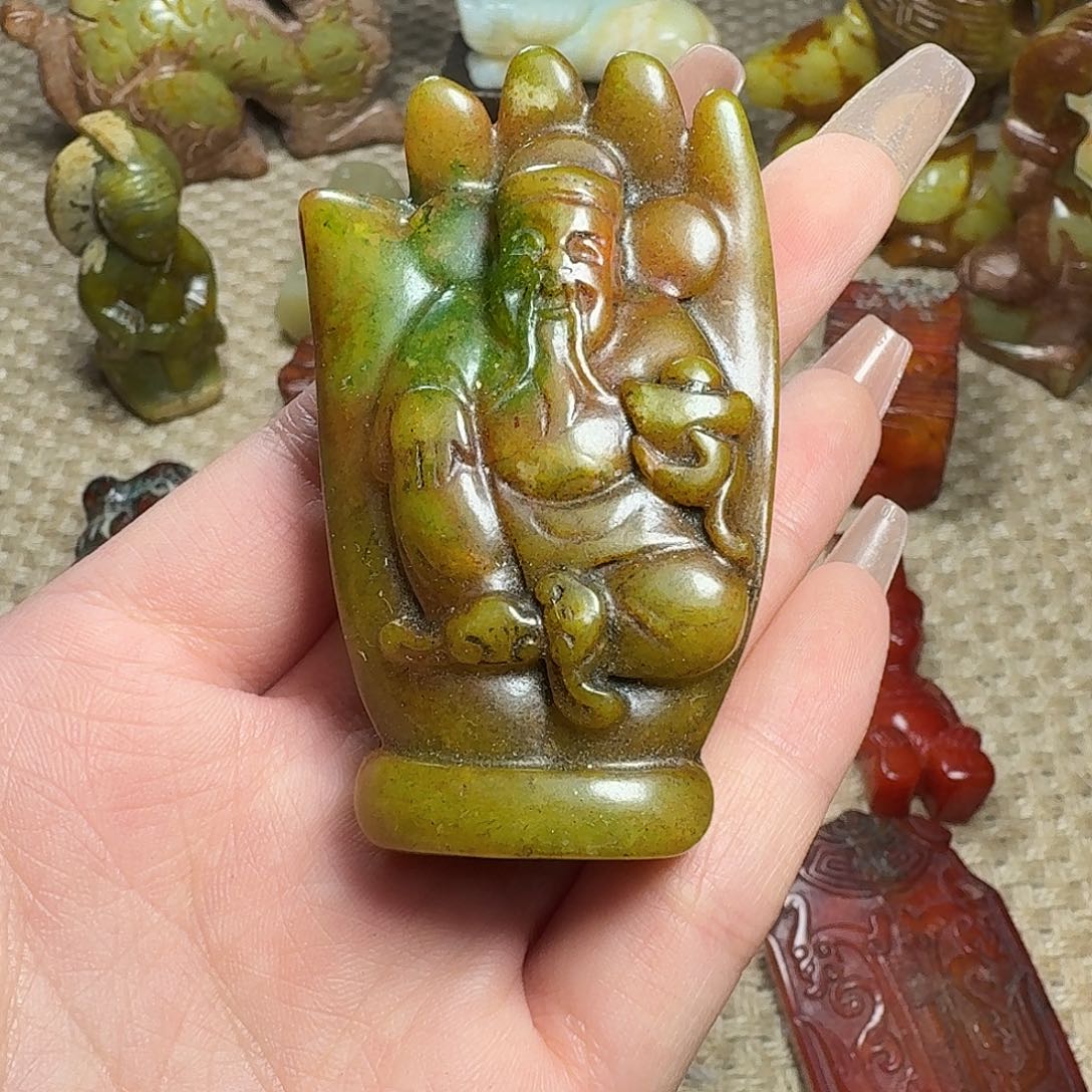 白玉菩提吊坠挂件