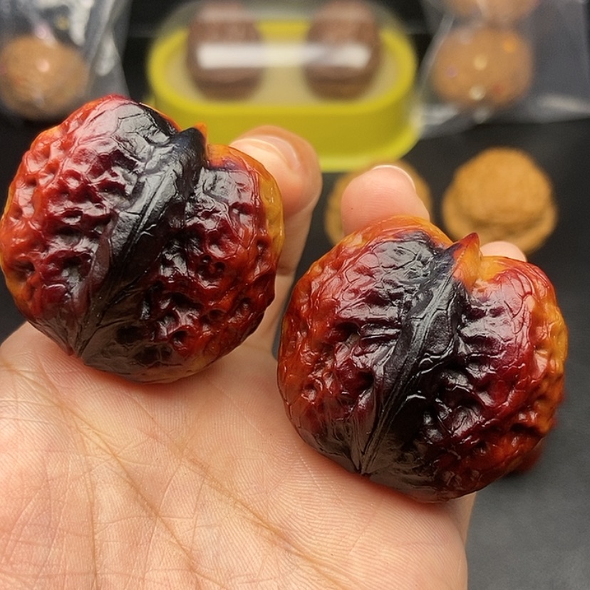 【闪购商品】把件文玩核桃 38尺帝王筋元宝