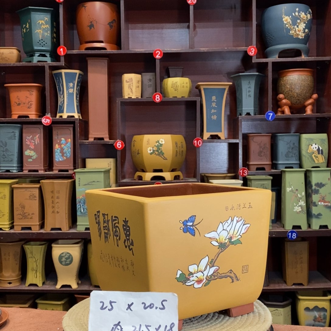 紫砂花盆紫砂艺术