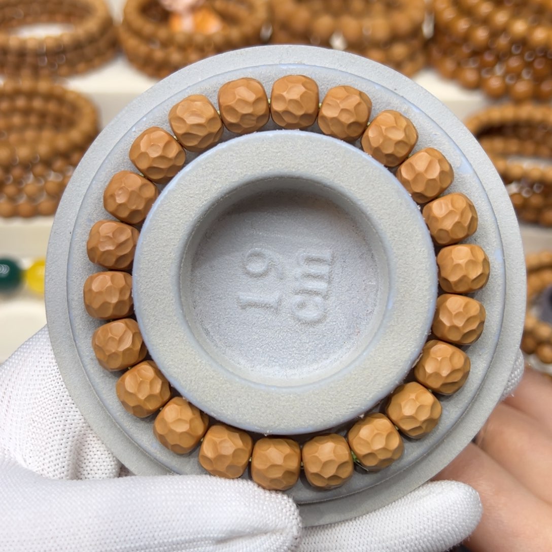 猴头核桃手串S****9微瑕手工黑金无相