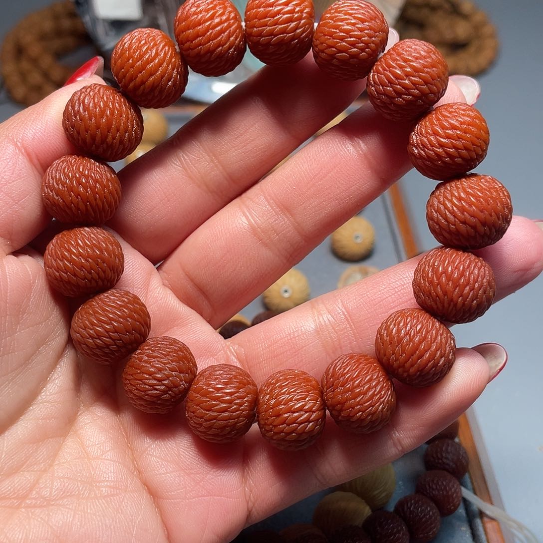 D***G猴头核桃手串龙麟机刷