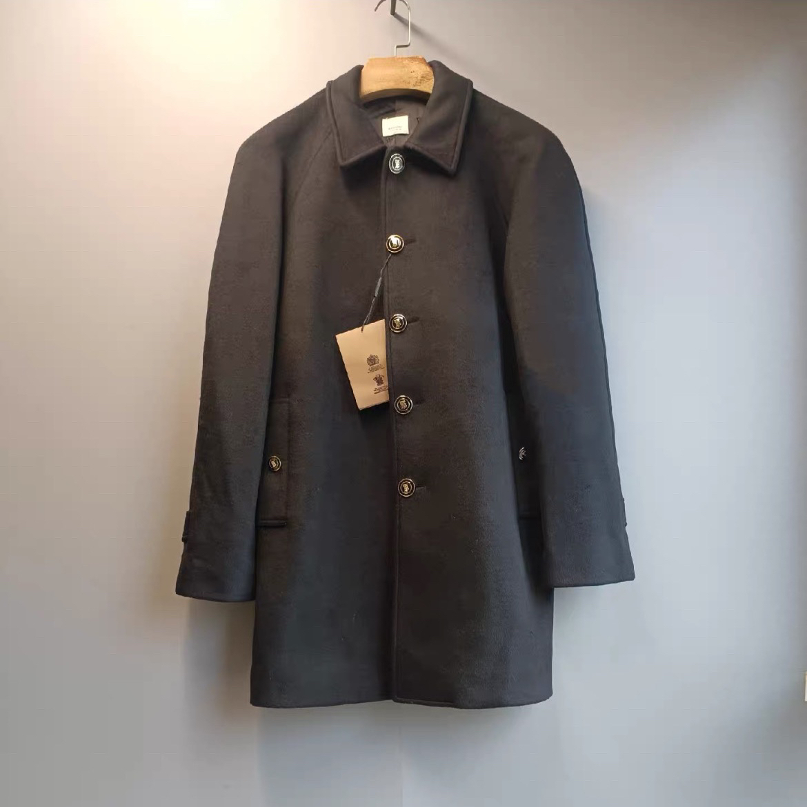 95新 BURBERRY/博柏利 巴宝莉羊毛大衣风衣/ljz171