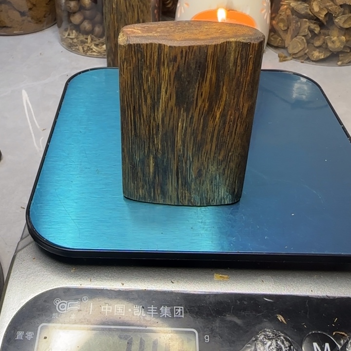 河***山木质类24.8克平安无事牌子的