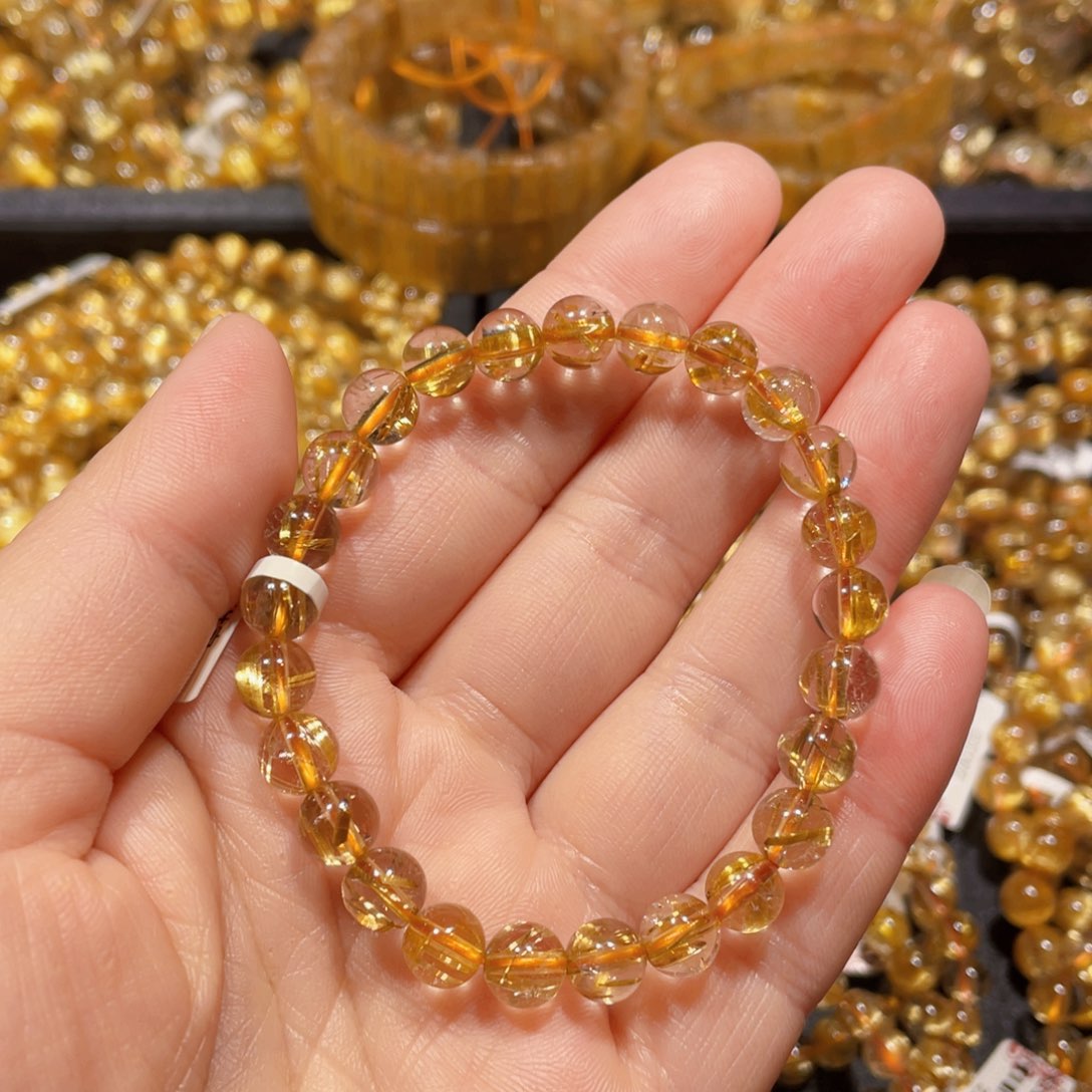 水晶手链未镶嵌天然水晶手链