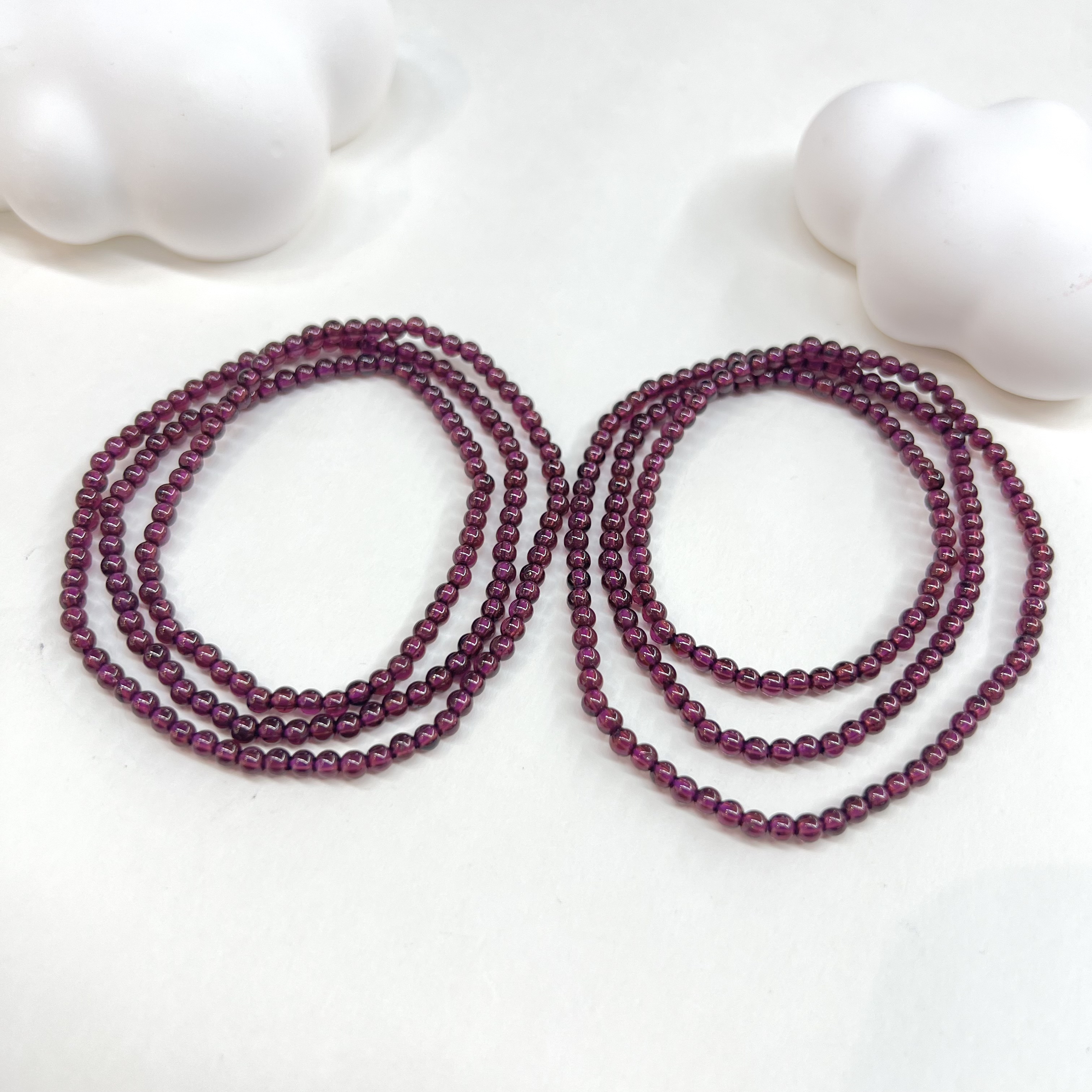 【小宝珠宝】29 S6368-紫牙乌多圈手串-多样性发一件-3mm