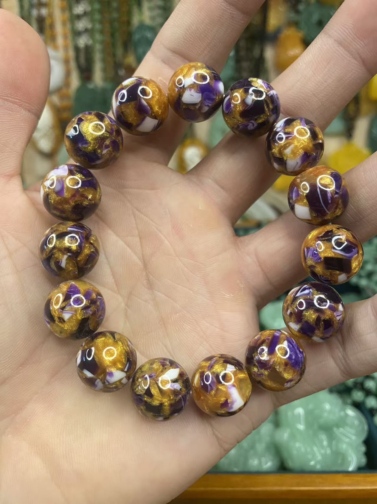   X35紫鎏金经典百搭款手串