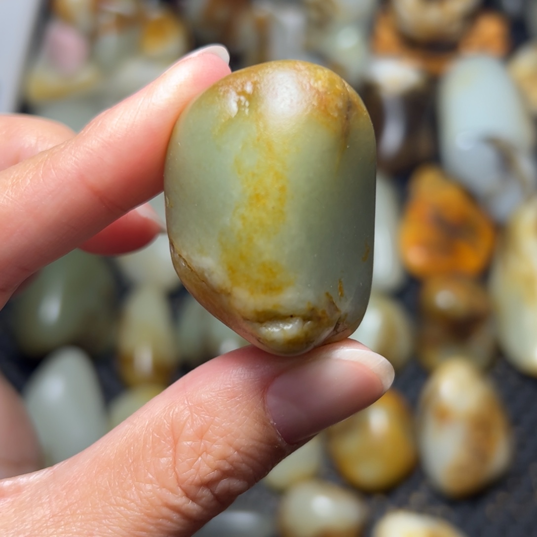 和田玉未镶嵌挂件10