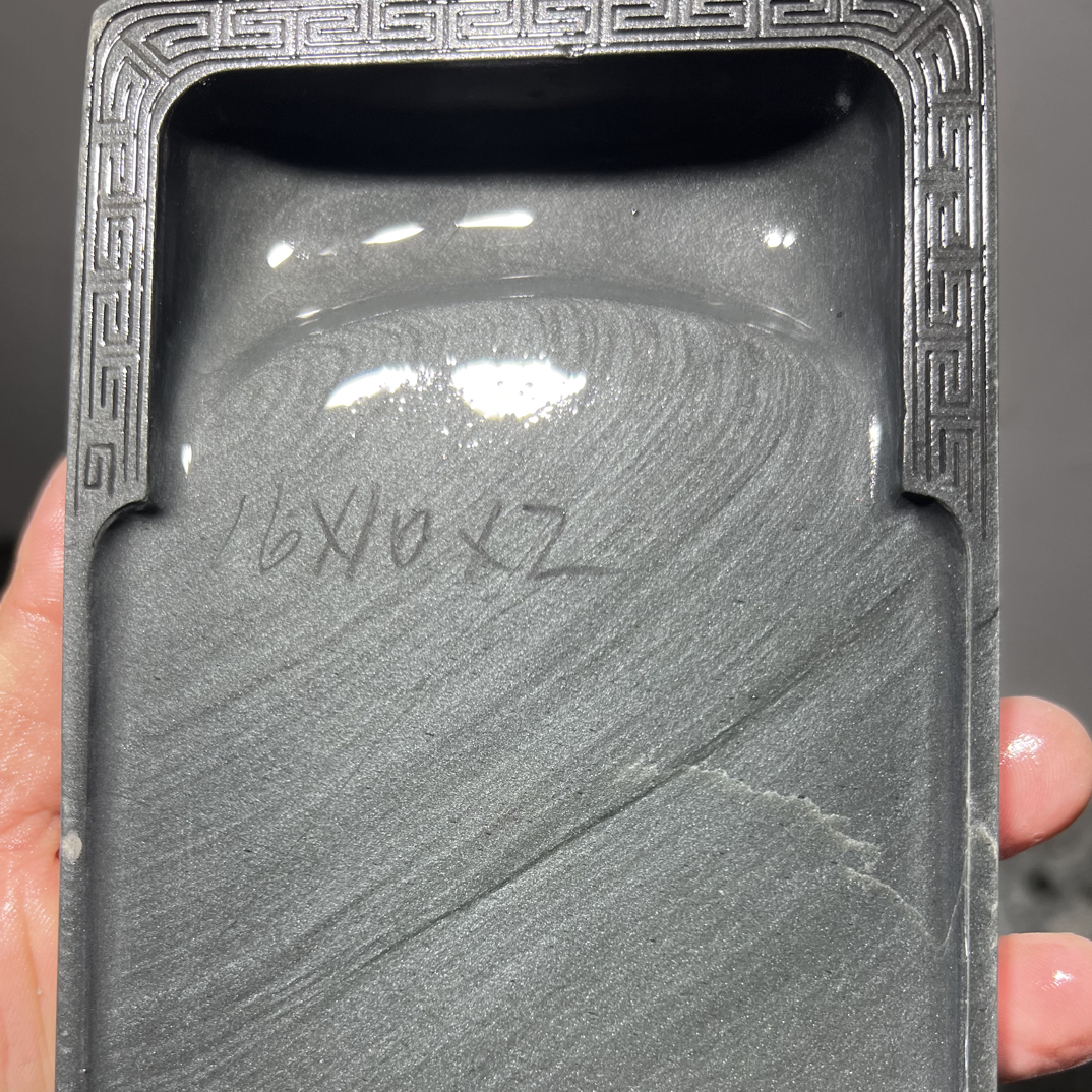 水旋坑算子螺纹砚，有点线暇无碍实用介意勿拍，16+10+2下发综合，