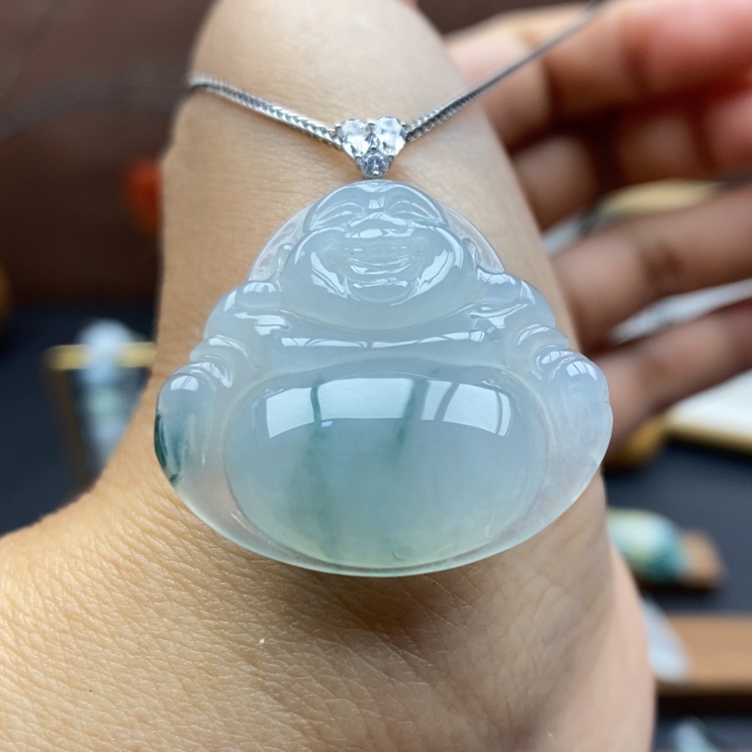 【闪购商品】颈饰18K金镶嵌翡翠71