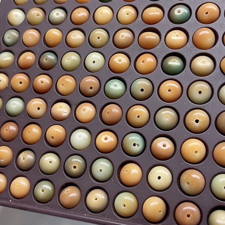 白玉菩提吊坠才**姆瑕疵12-9算盘900