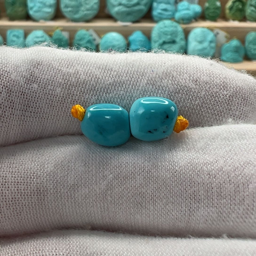 未镶嵌绿松石随形6.7mm