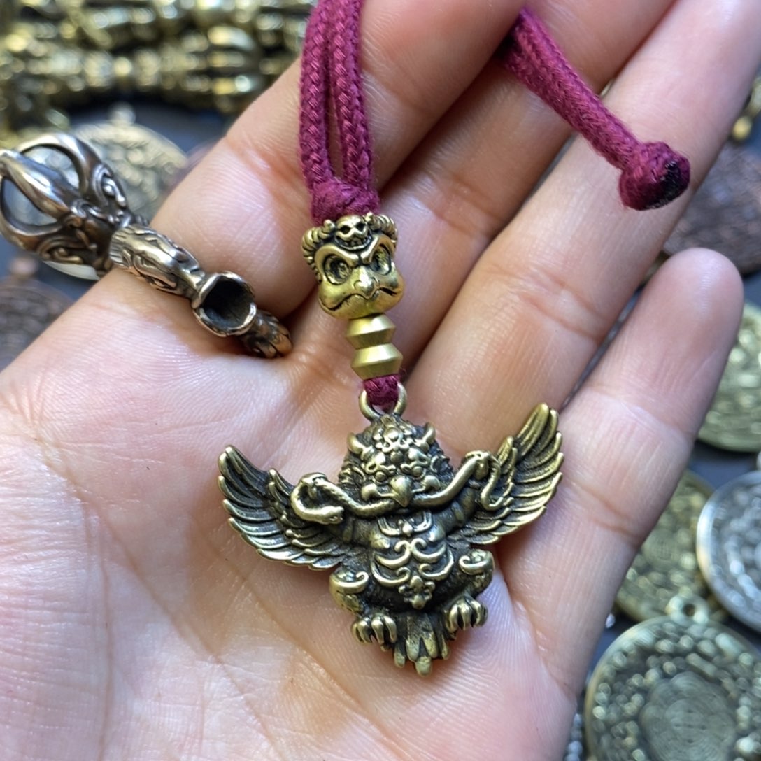 藏式大鹏鸟搭配挂件