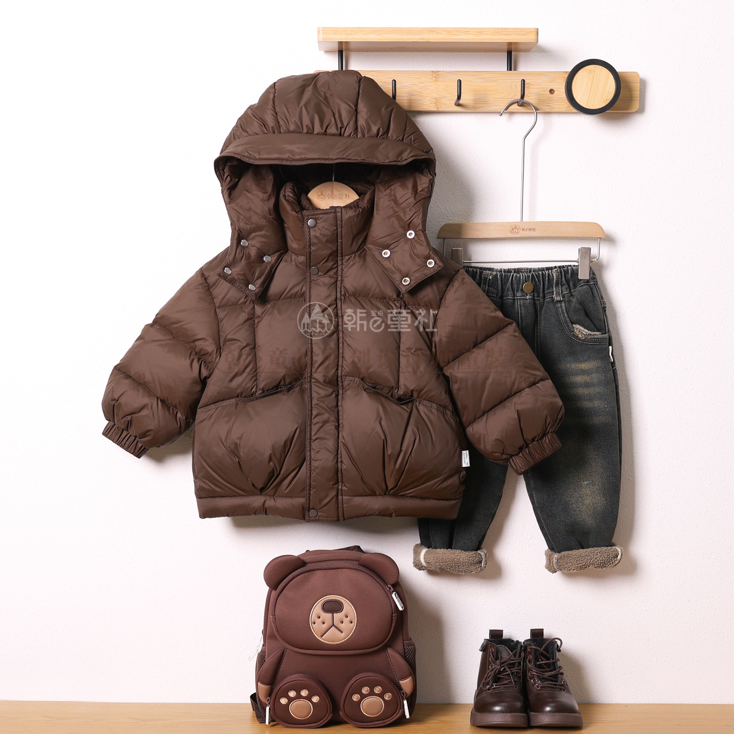 童装新款儿童羽绒服中小童韩版白鸭绒宝宝男女童冬季厚外套