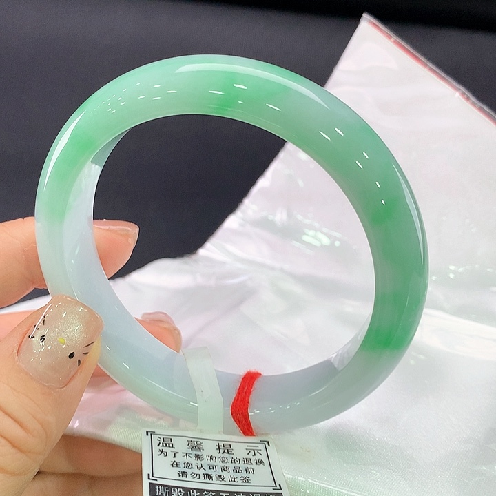 未镶嵌手镯翡翠正圈57-58