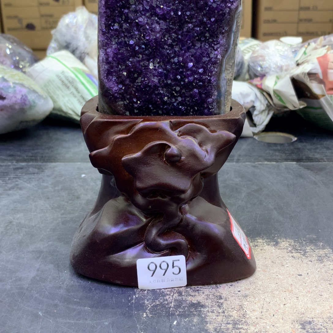 水晶摆件未镶嵌紫晶995