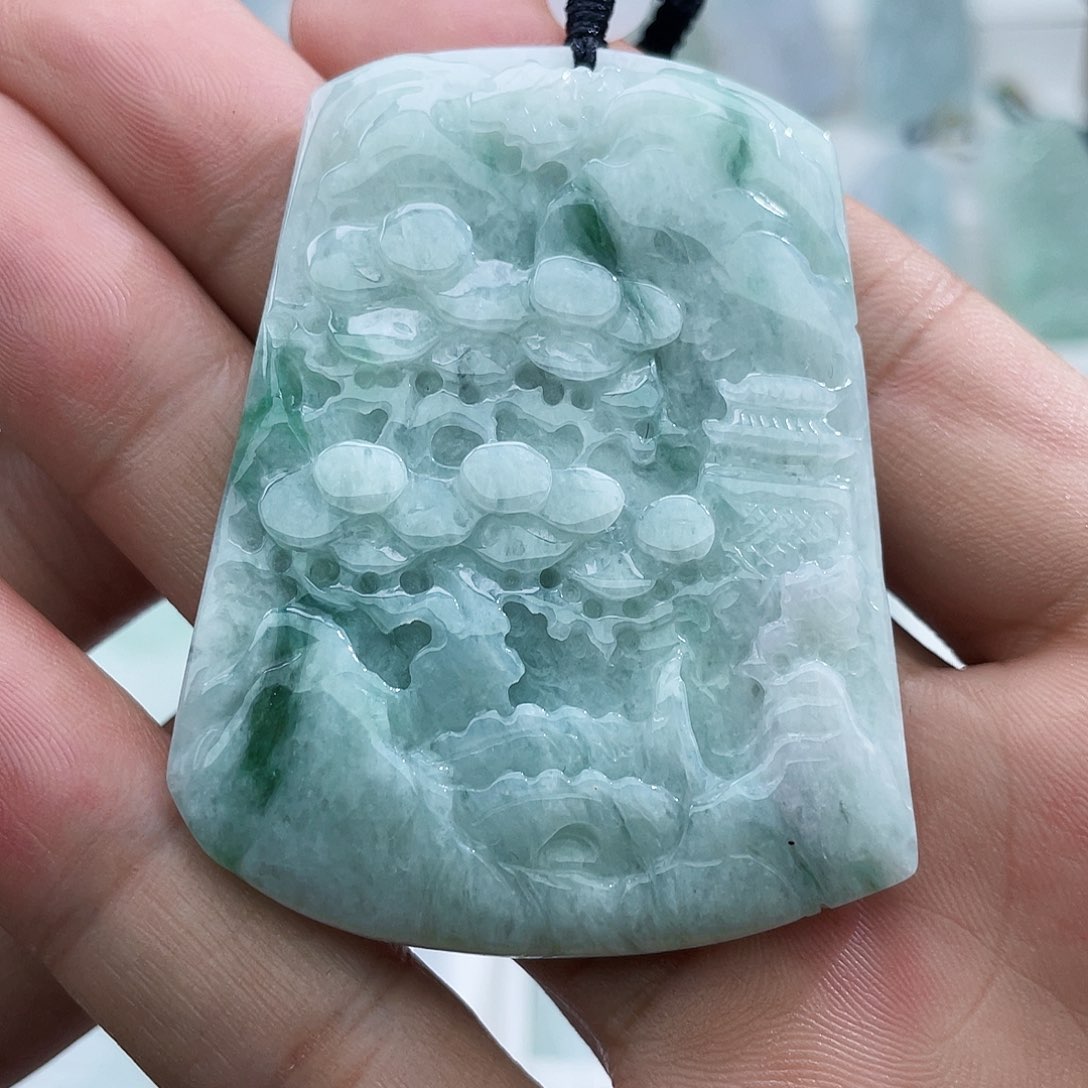 颈饰未镶嵌翡翠翡翠