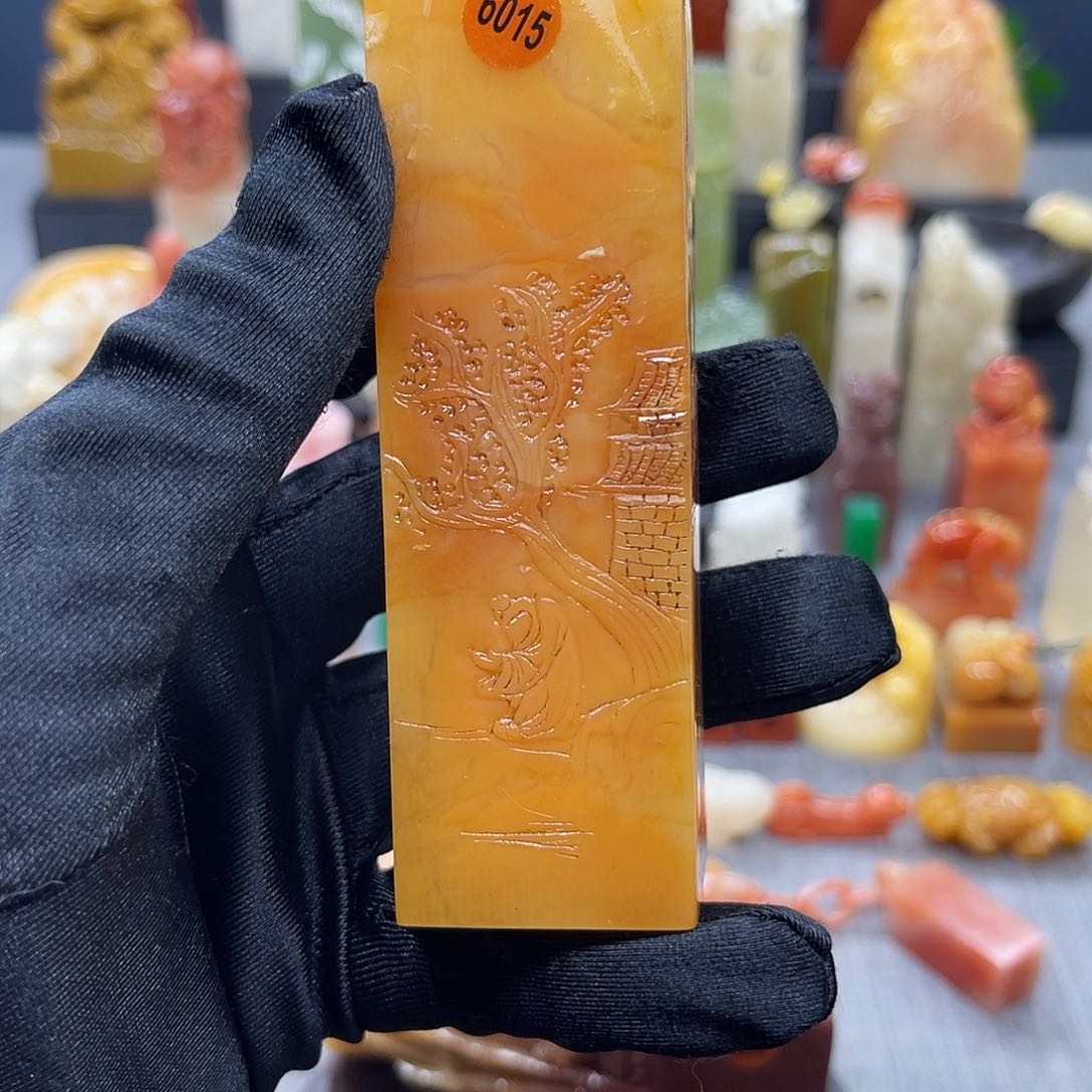 寿山石印石大**?包邮包刻6015