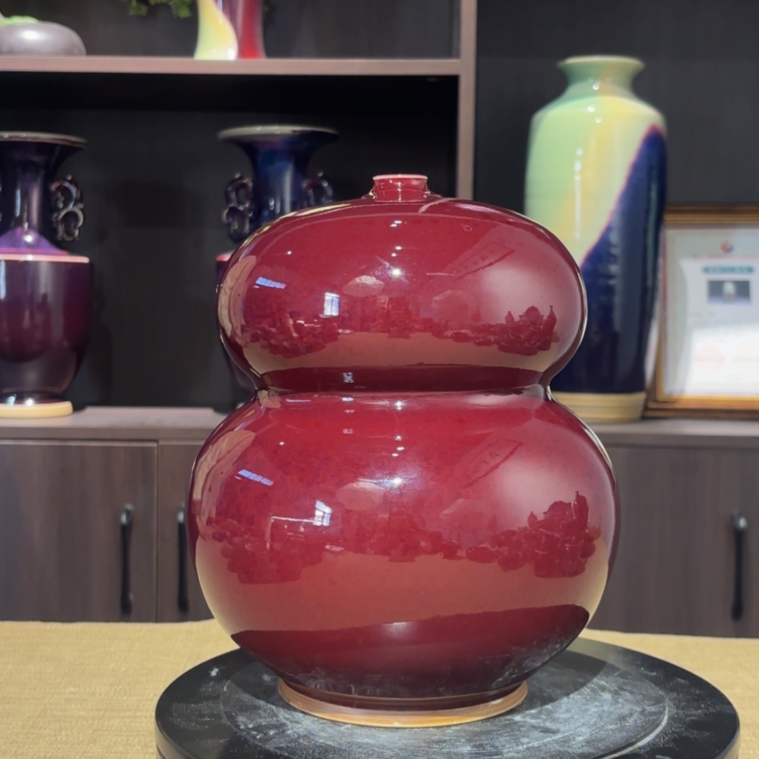 紫****陶陶瓷手工工艺福禄