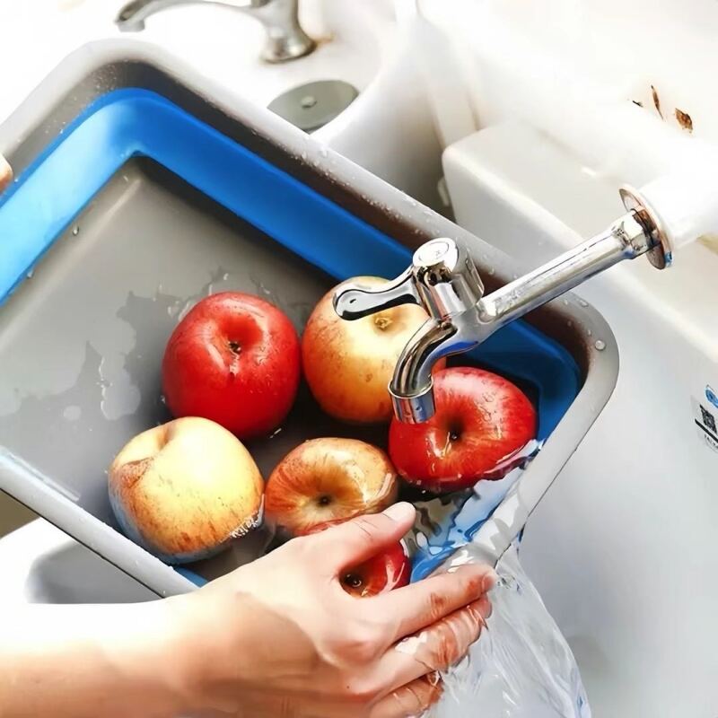 X852【外贸原单】便携式多功能可折叠洗菜盆