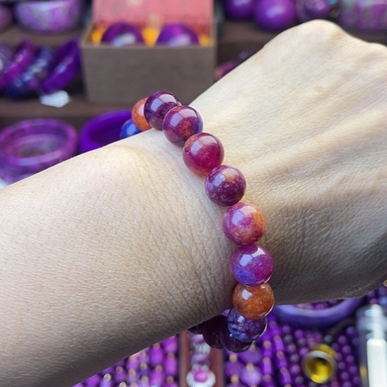 非金属南非老料花苏10手串S1