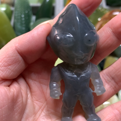 蛇纹石玉未镶嵌手把件