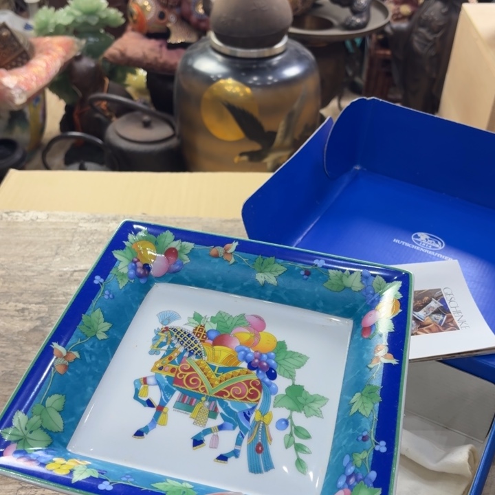 陶瓷古美术置物摆件