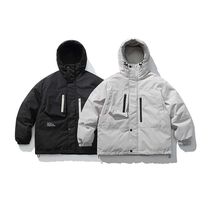 特价清。男士外套棉服宽松胖子大码加厚棉衣连帽G-XYMF16