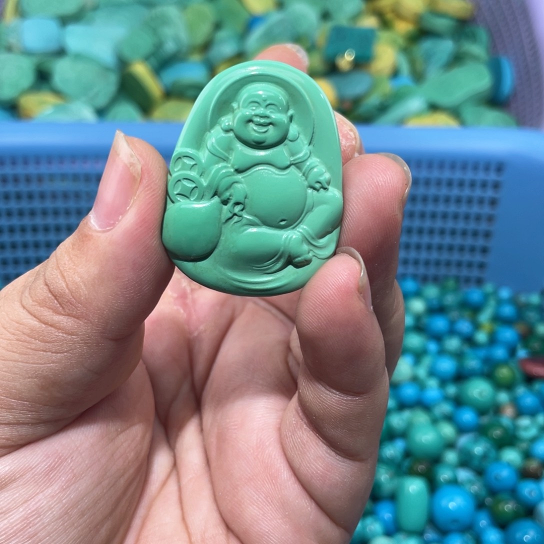 未镶嵌菱锰矿珠宝半成品