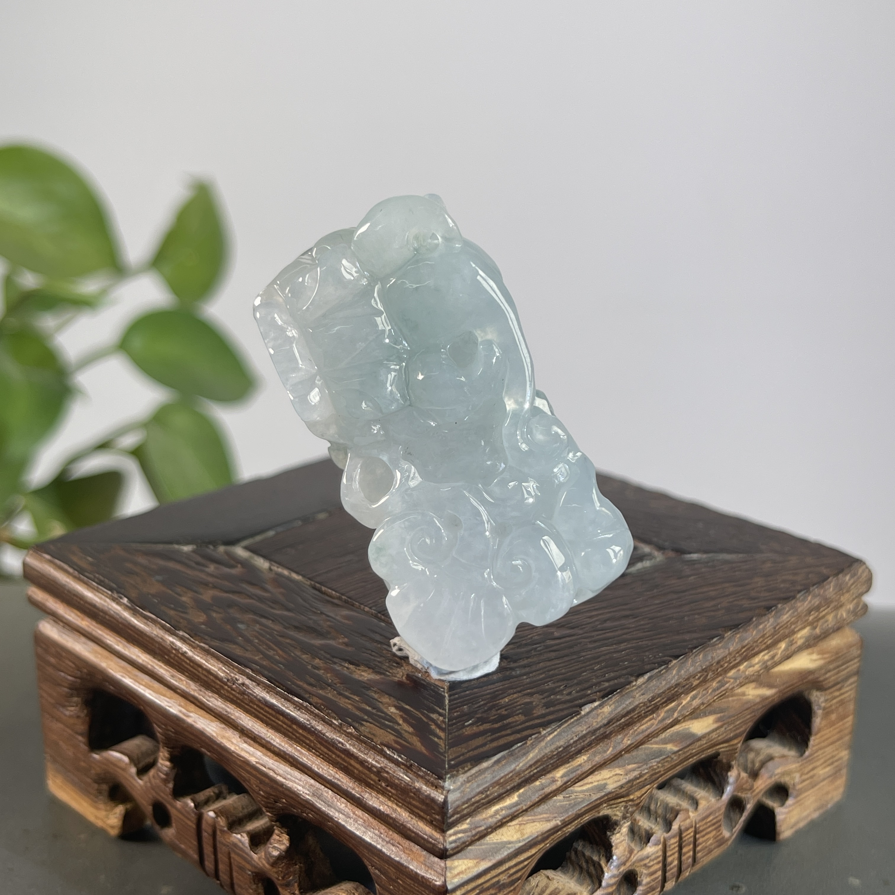 JXA30-50 天然缅甸A货翡翠 貔貅