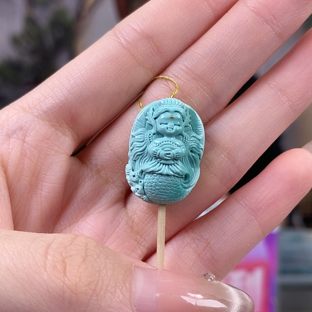 绿松石未镶嵌珠宝奇石