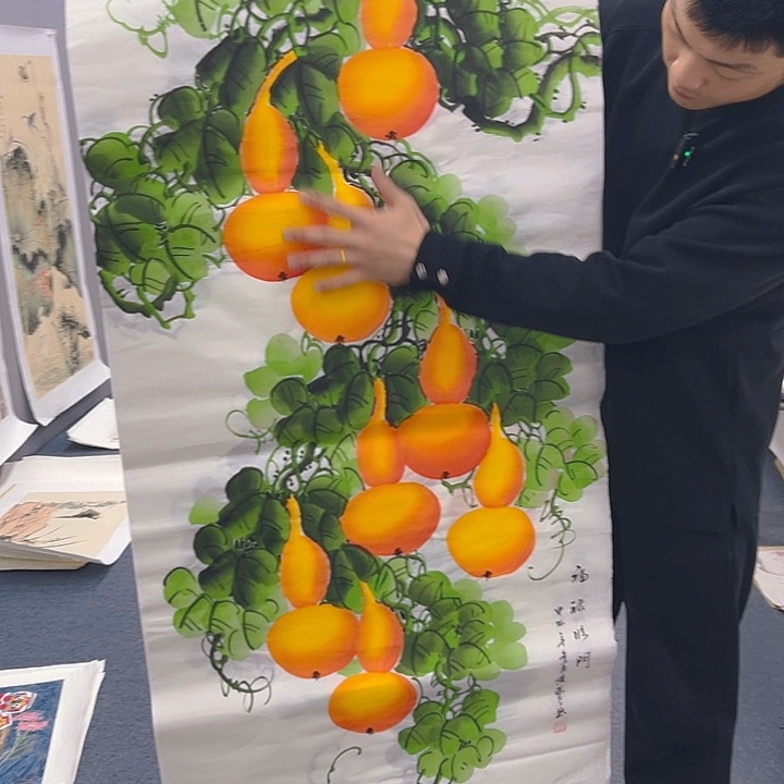 国画纯手绘字画宣纸