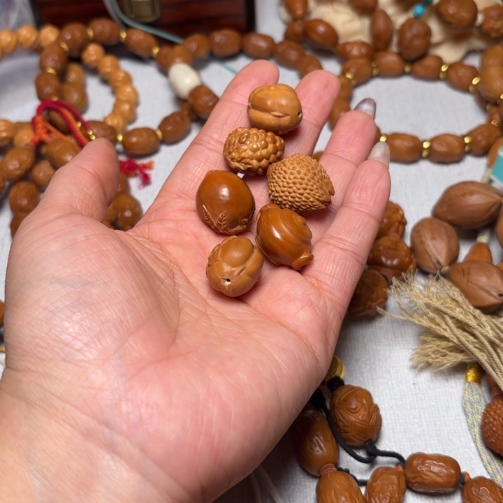 我***米橄榄核手串/手链一把水果
