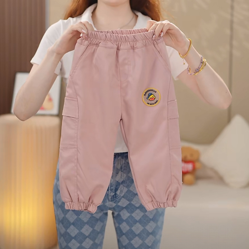 【加厚羊羔绒】小黄鸭2025年儿童冬季加厚保暖棉裤宝宝裤子防风裤P