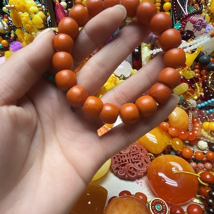 树脂制品736橘皮手链