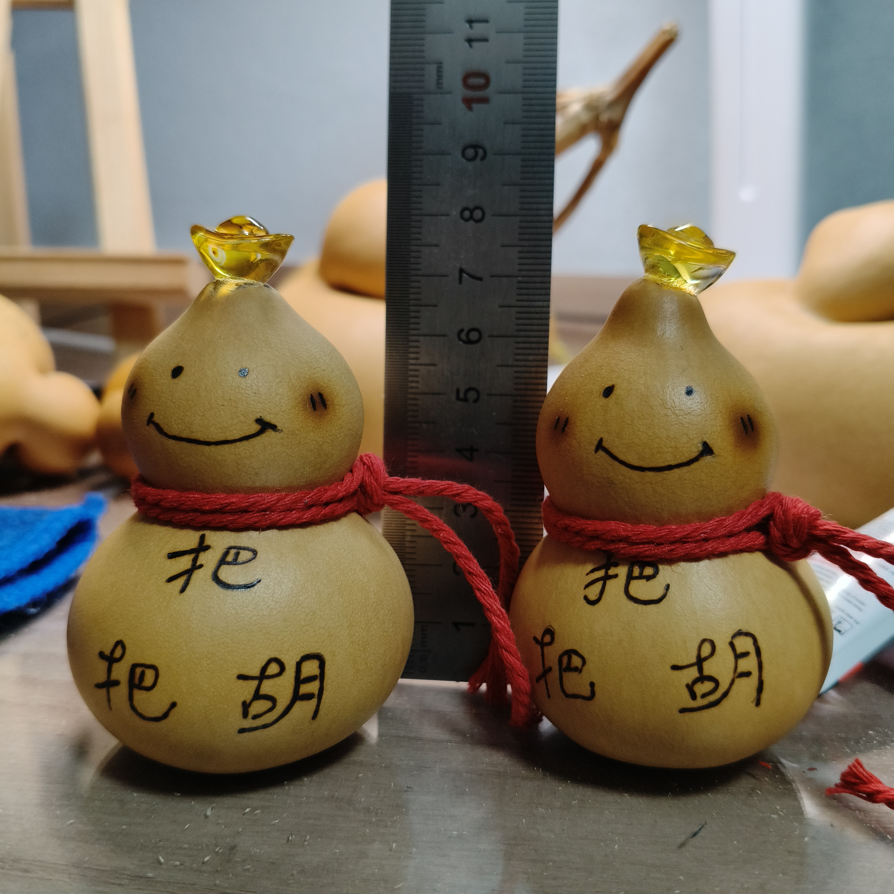 手创葫芦挂件（金元宝）拍下默认一件，备注左或者右