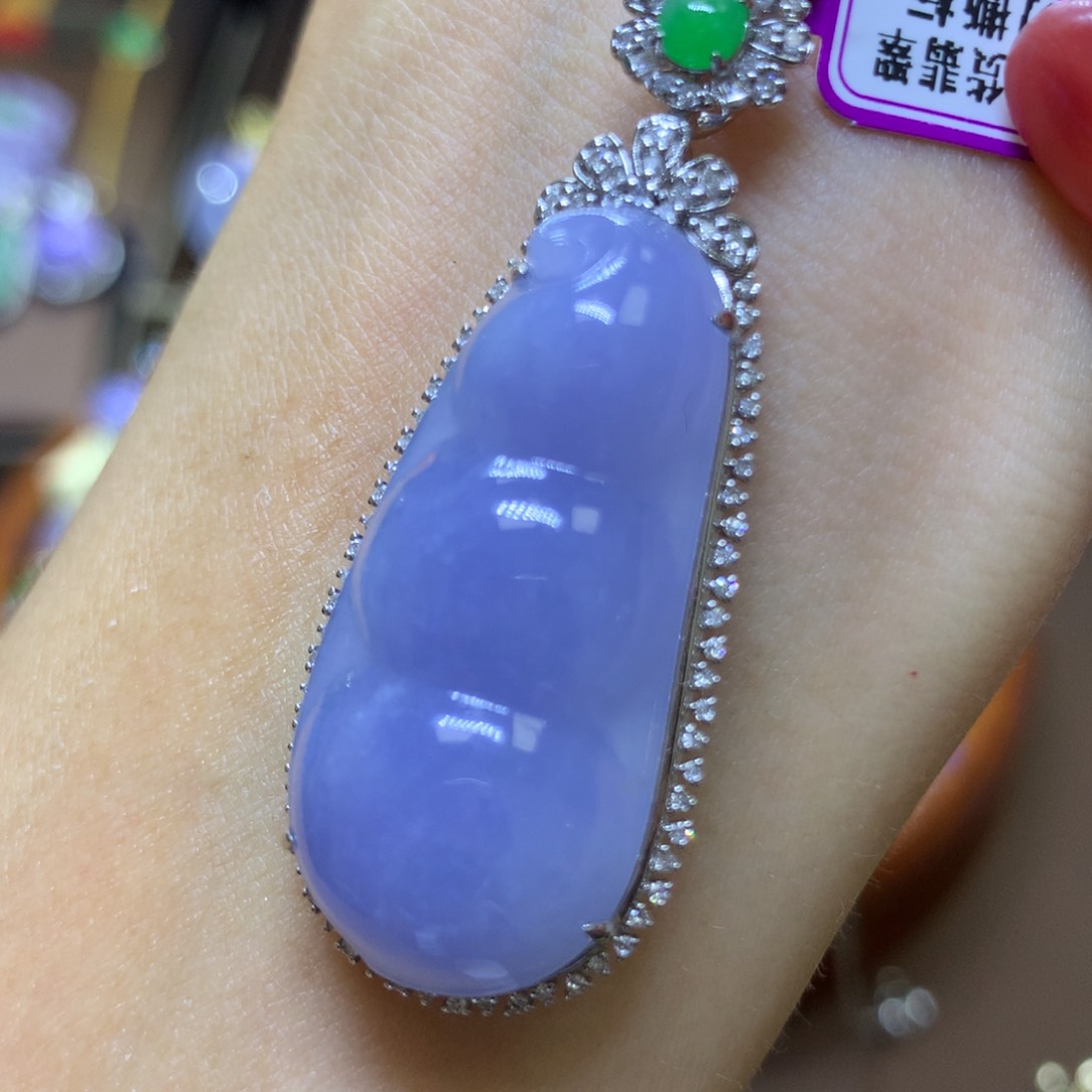 【闪购商品】翡翠颈饰18K金镶嵌翡翠