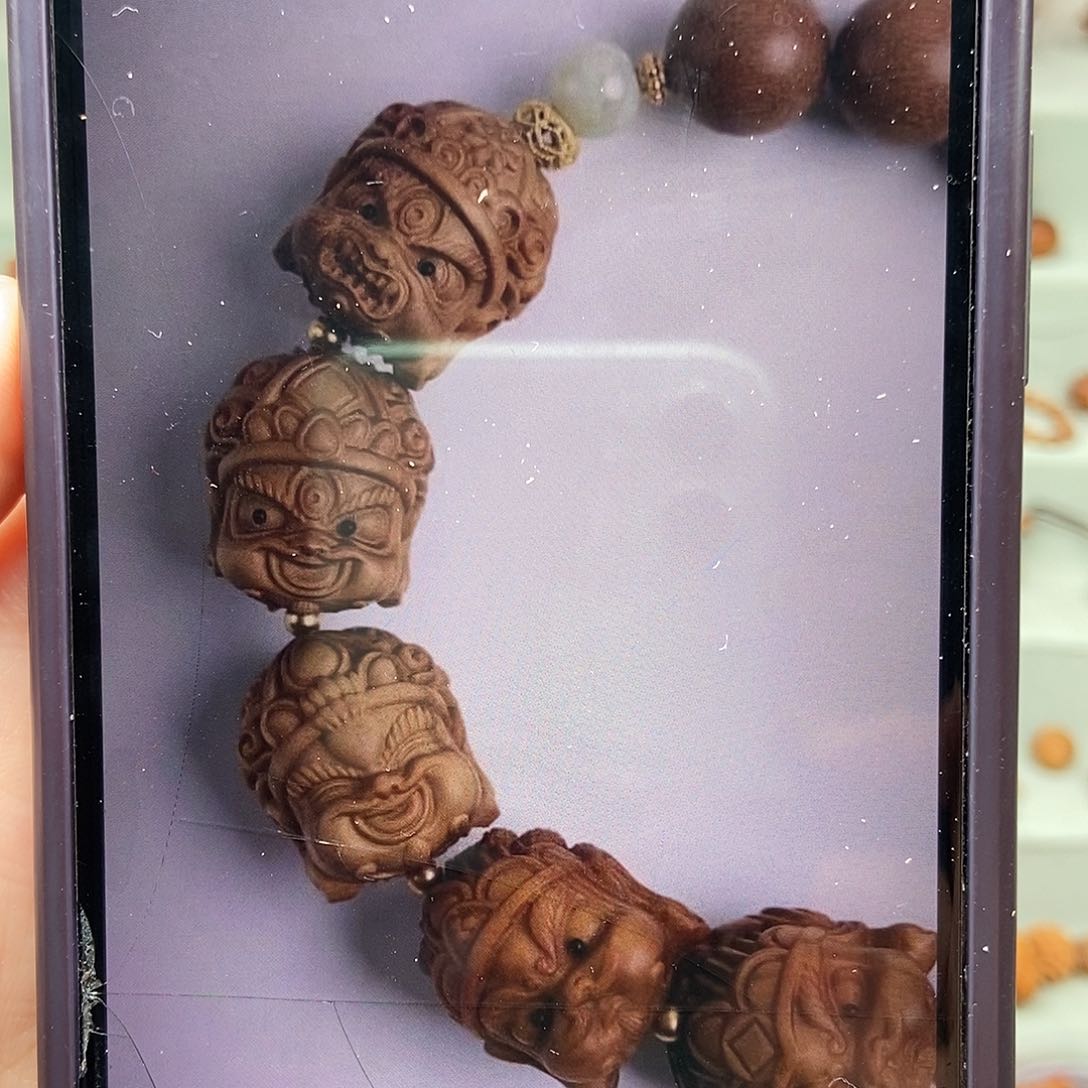 檀香木无事牌沁*5颗福利价