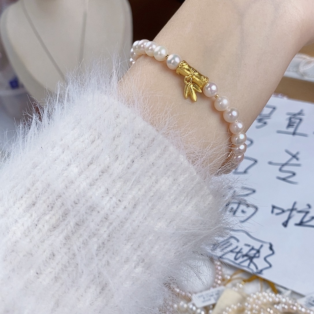 未镶嵌手链淡水珍珠