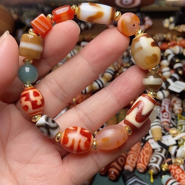 玛瑙/玉髓未镶嵌手链