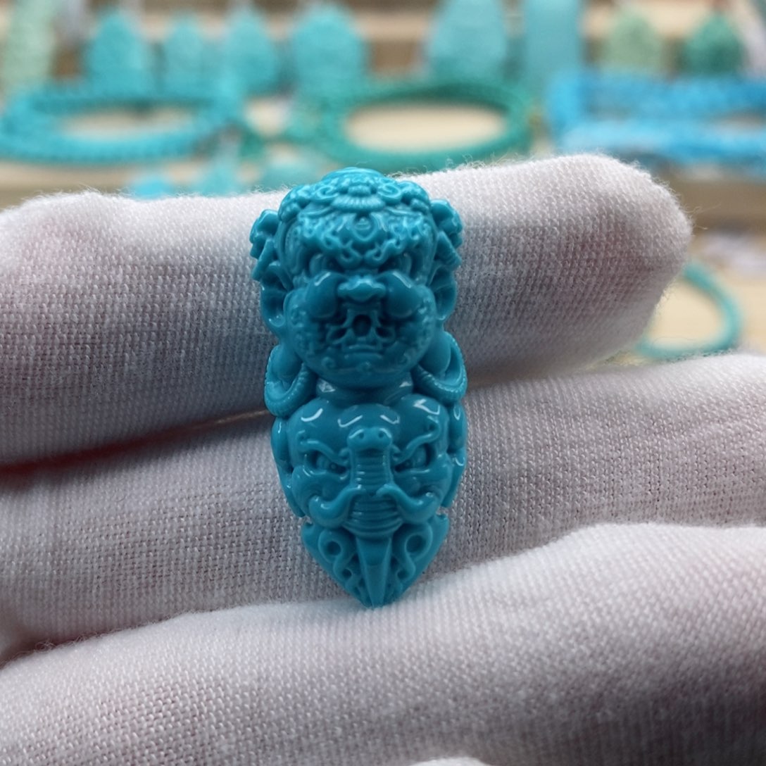 绿松石珠宝奇石未镶嵌