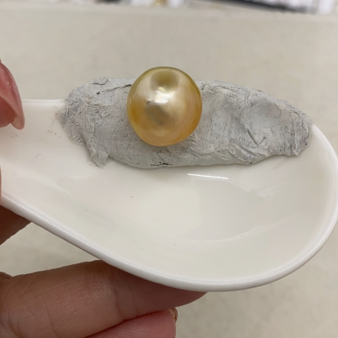 海水珍珠裸珠未镶嵌洒金巴洛克14-15