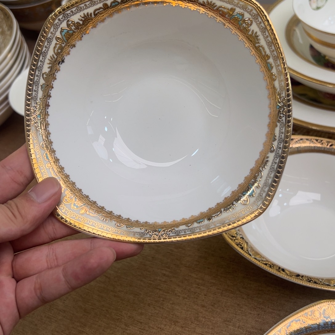 瓷片6.8寸水果碗两个一单