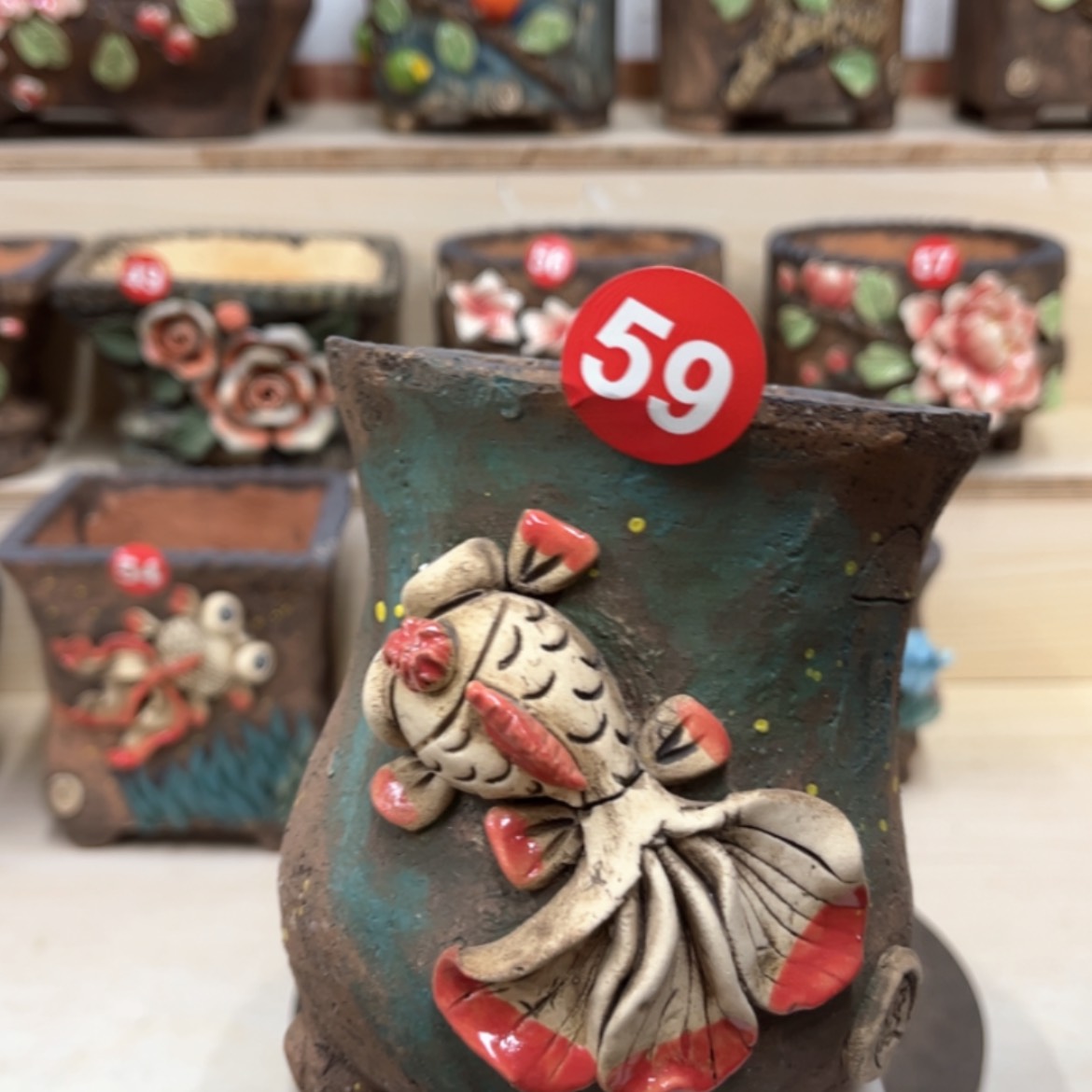 【闪购商品】紫砂花盆59号微瑕口径9.5外高15