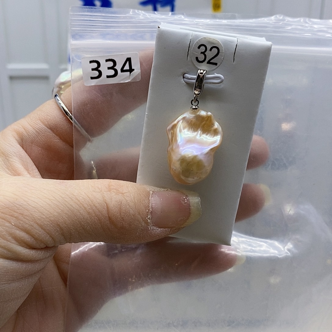 颈饰合金淡水珍珠