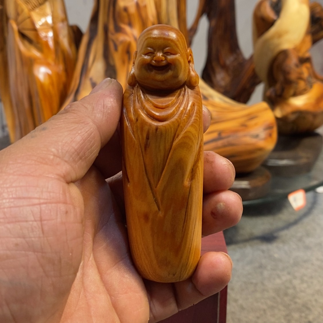 【闪购商品】柏木（崖柏）凯*根雕木雕工艺品摆件家居装饰手把件